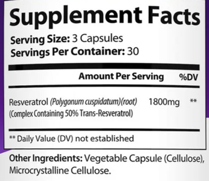 (!)Nutribella™ Complejo de Resveratrol 1800mg (Copia)